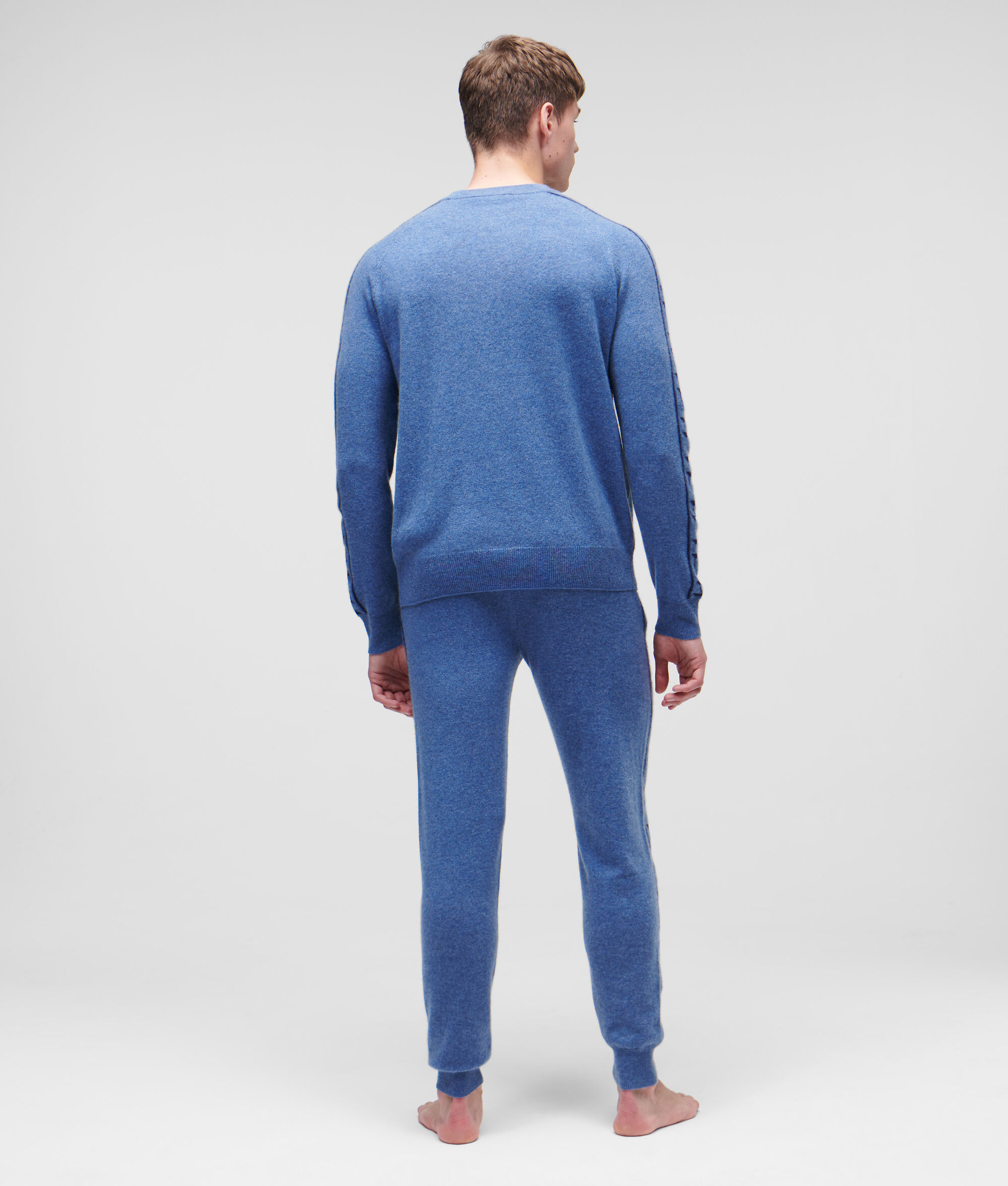 (image for) Affordable CASHMERE KL MONOGRAM JACQUARD SWEATPANTS